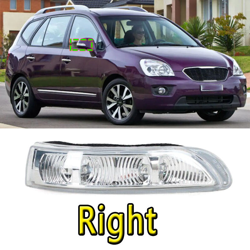Applicable to for Kia Rondo Carens 2009 2010 - 2012 Side Mirror Signal Lights (Amber Lights, Right Side Light)