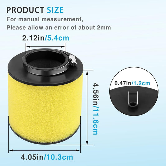 Air Filter for Honda Recon 250 TRX250 TRX250TE TRX250TM ATV Sportrax250 TRX250EX