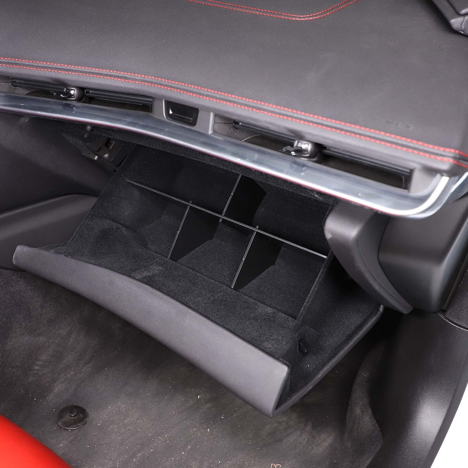 Matte Black Exterior Window B-Pillar Cover Trim for Corvette C8 Convertible 20+- v