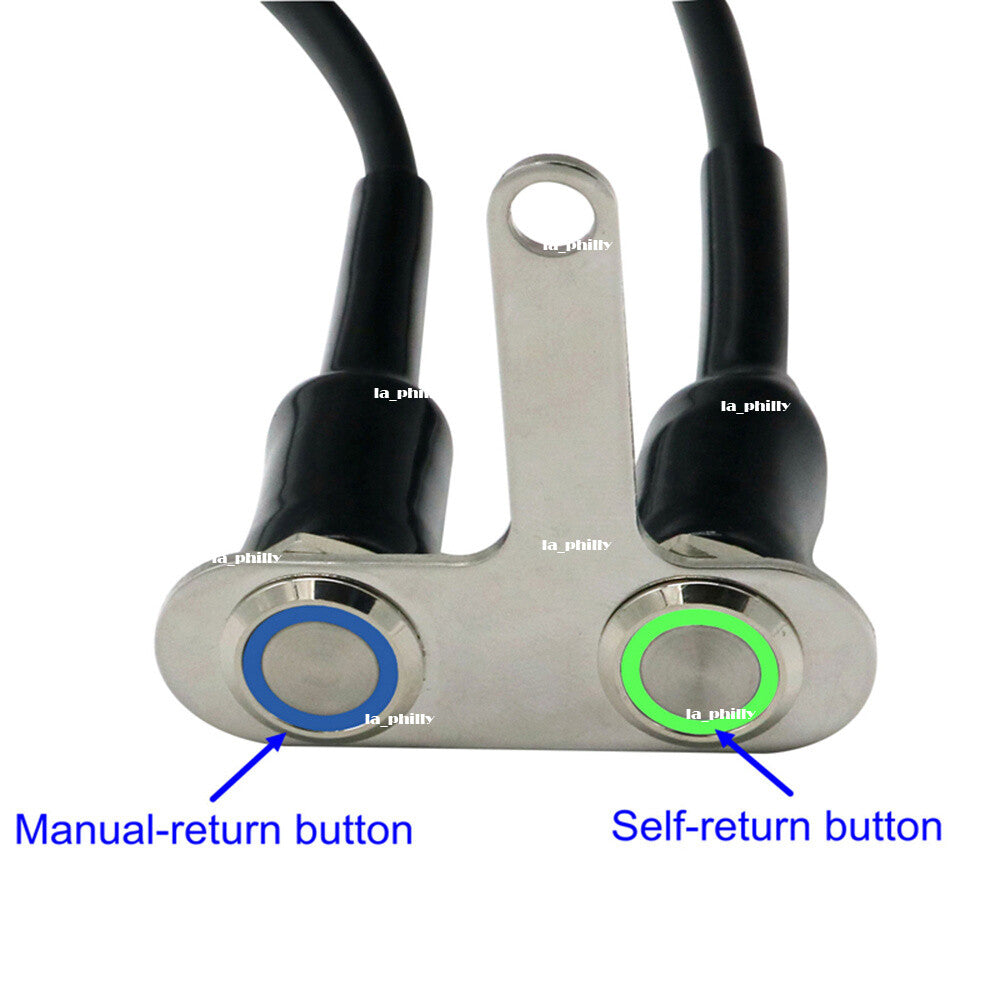 12V LED Motorcycle Switch ON-OFF Handlebar Adjustable Mount Waterproof Switches Q