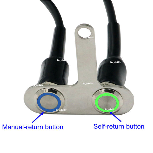 12V LED Motorcycle Switch ON-OFF Handlebar Adjustable Mount Waterproof Switches Q