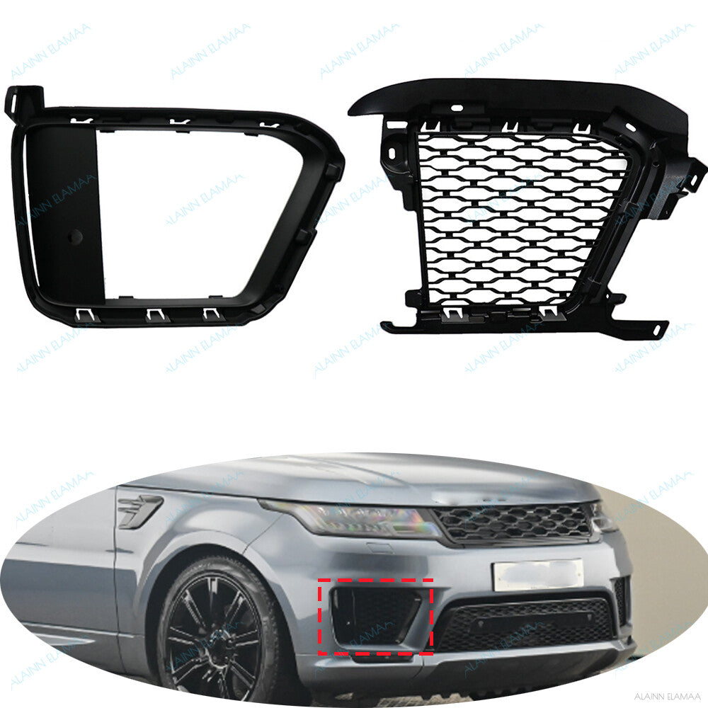 Front Bumper Vent Cover Grille r For LR for Range Rover Sport L494 2018-2021,RH,2PCS Q