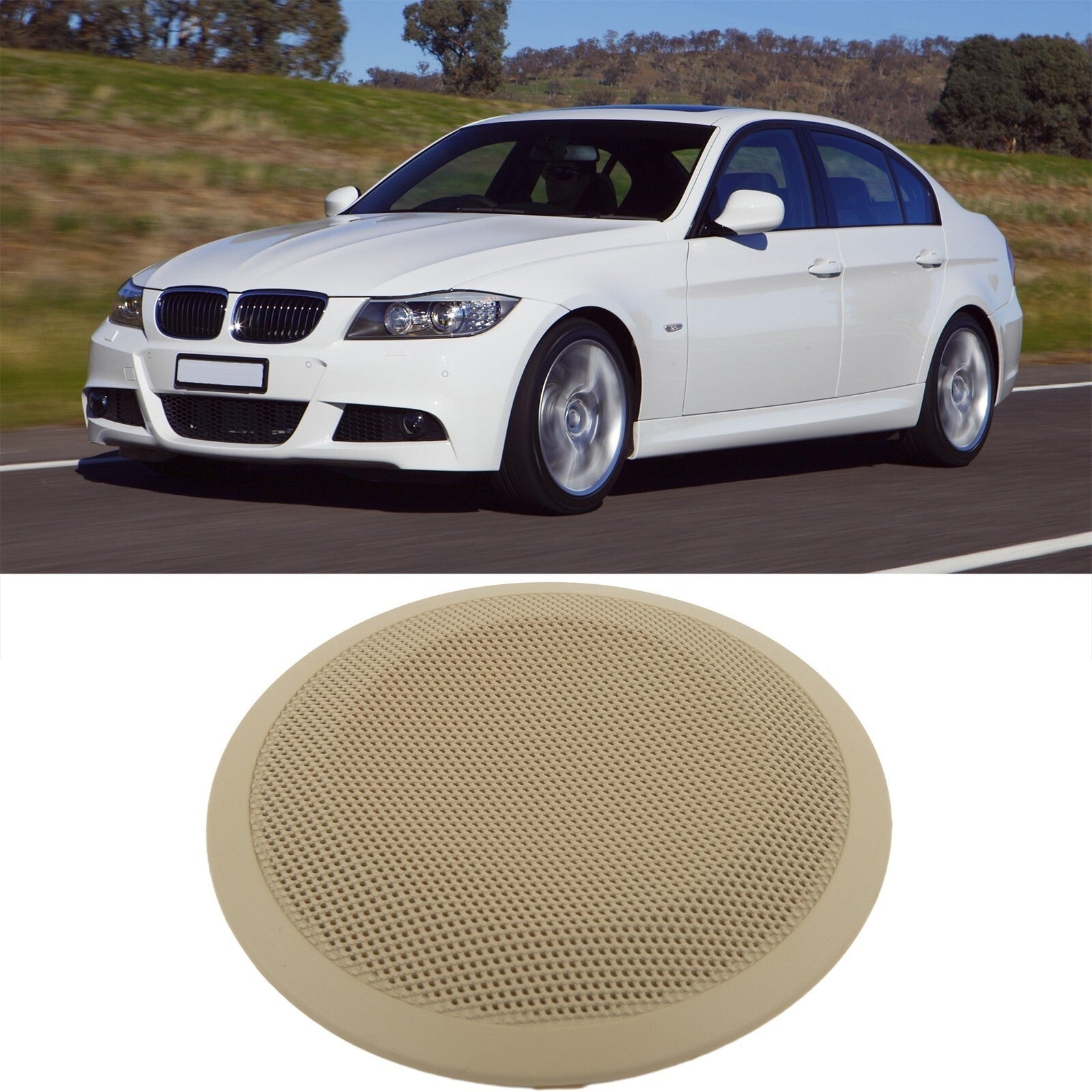 1pcs Front Door Speaker Cover Part For 3 E90 51417144563 7144563 Plastic v