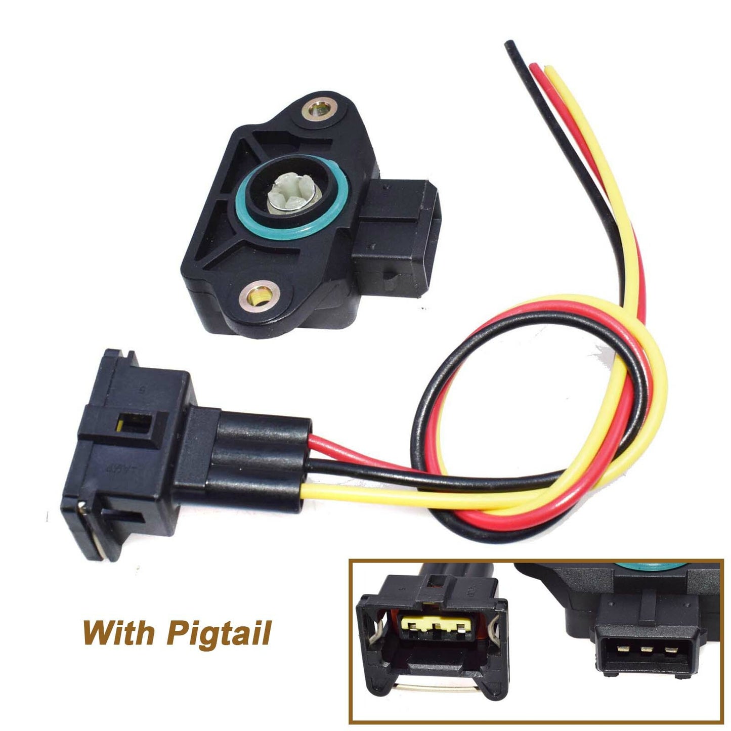 Throttle position sensor with wiring harness for Passat Corrado for Jetta 037907385Q - Brand New n