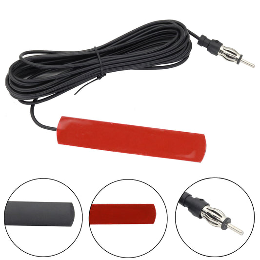 Car Radio Antenna AM/FM Disc Antenna SUV Truck Adhesive Antenna 12V Car Car Stereo Q