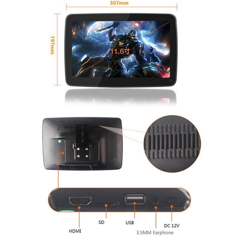 MP5 Display Screen for Rear Seats: Touchscreen Car Player with Headrest LCD Video Player n