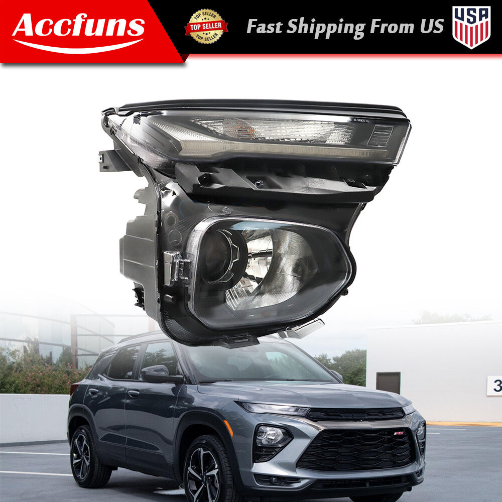 Headlight replacement parts for 2021-2023 Traiblazer right-hand grip transparent lens halogen. n