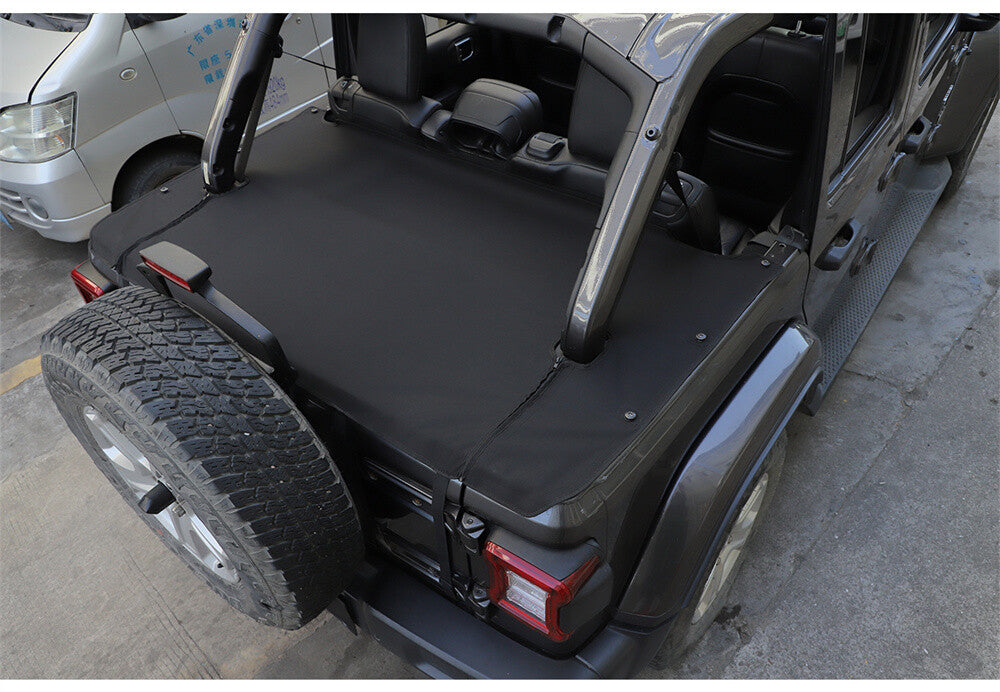 Weaving /Oxford Rear Trunk Soft Top Bikini Isolation Cover for Jeep for Wrangler JL