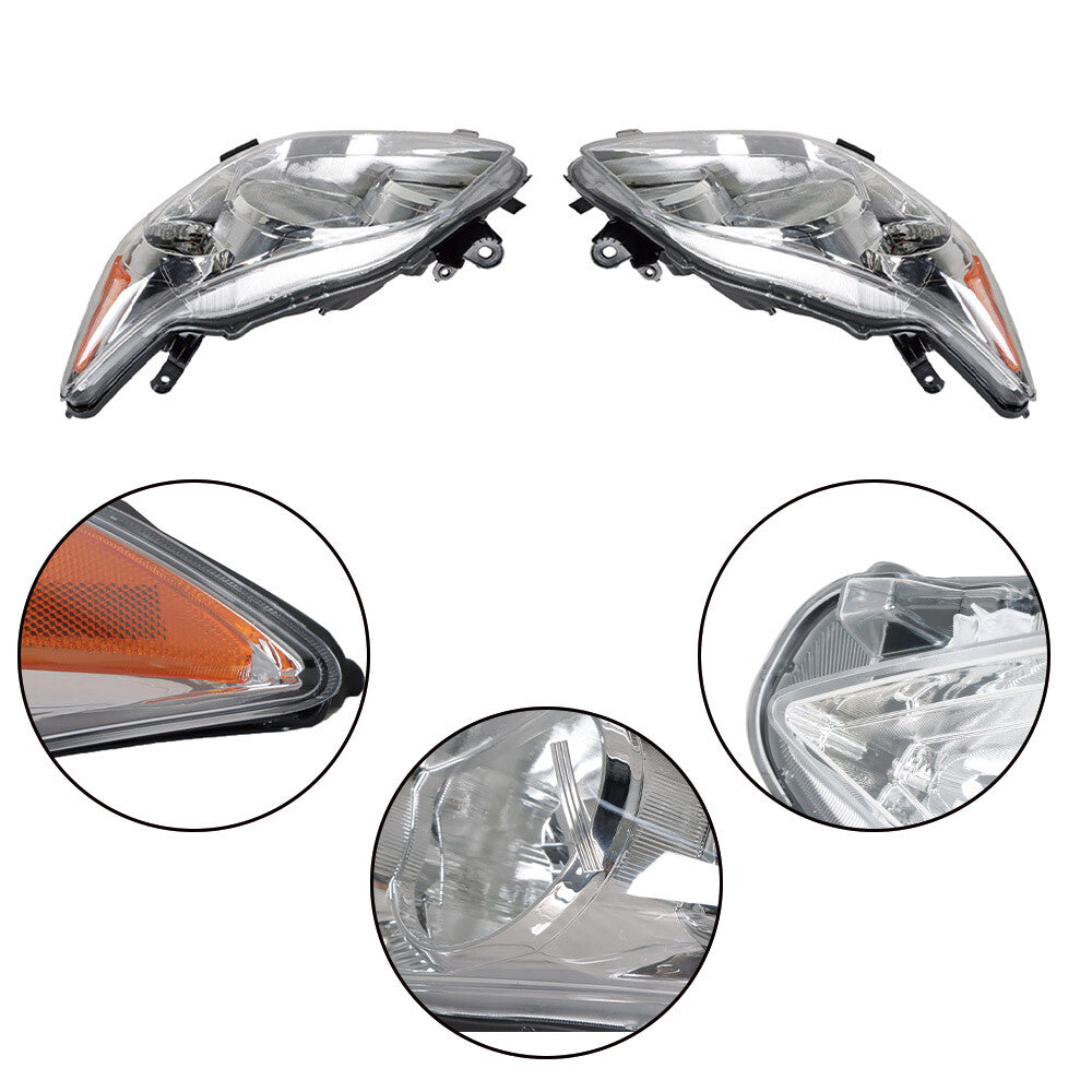 Left + Right Halogen Headlight Assembly Suitable for 2011-13 for Corolla Headlights n