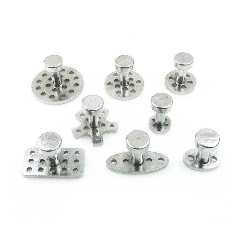 1set 8Size With 8pcs Auto Tool Kit Aluminum Glue Puller Tabs For Car Suction Cup