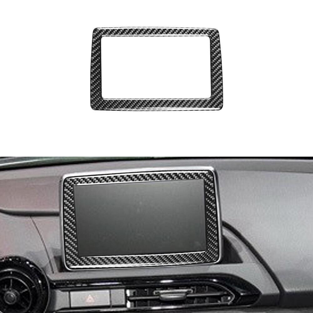 Carbon Fiber Rear Door Armrest Cover Trim For W211 2003-2009 v