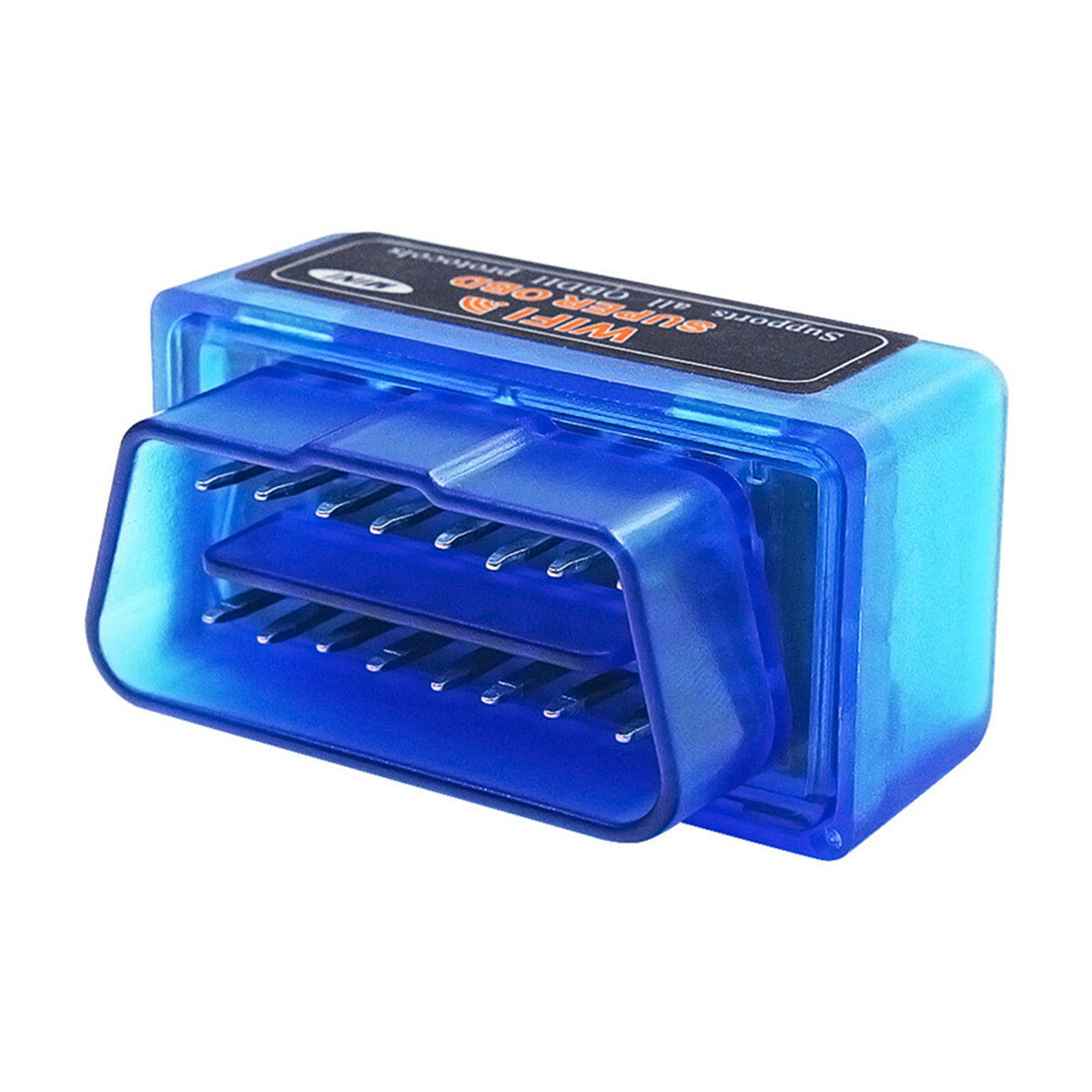 Car ELM327 WiFi Wireless OBD2 Scanner Code Reader Tool Work For Android IOS Blue