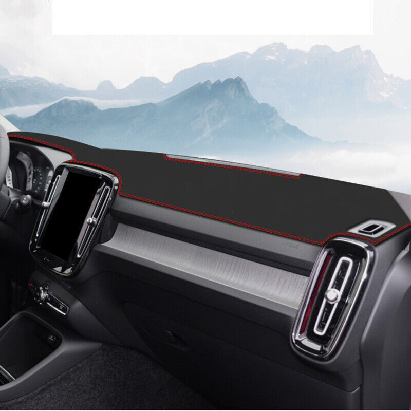 for Volvo XC40 2019-2022 Leather Dashboard Cover Dashmat Dash Anti-Sun Mat Pad