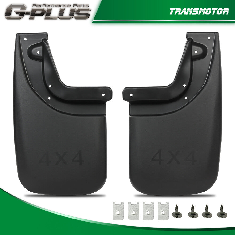 2 Pack Fits for Tacoma 2005 - 2015 Splash Guard Fender Rear with Wheel Clamp - v