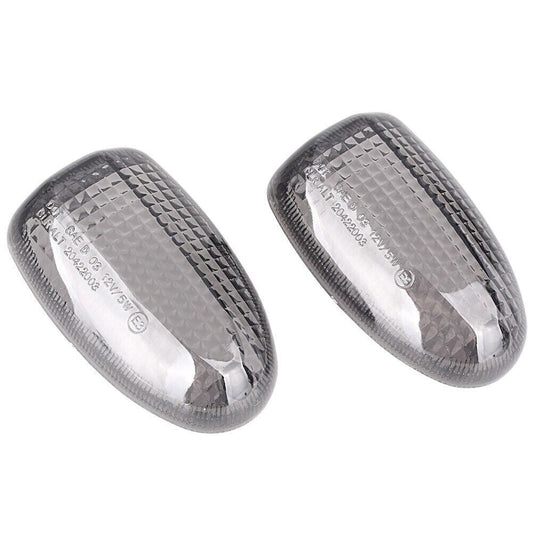Pair Front Turn Signal Light Lenses Cover Fit for BMW K1200RS 1997-2004 2003 2002 01 Q