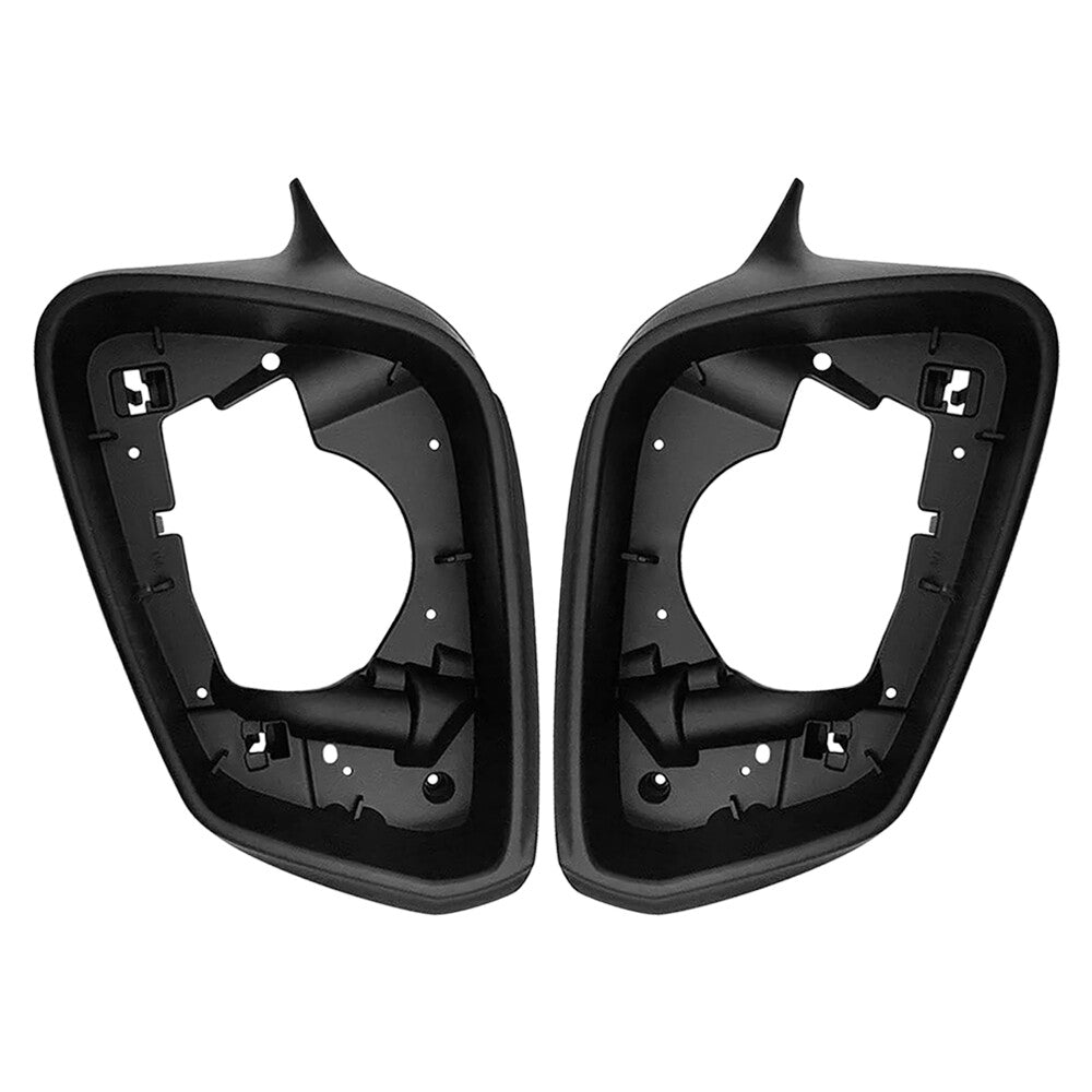 2Pcs Front Left+Right Door Mirror Trim Ring For 2014-2017 5 Series F10 F11 F18