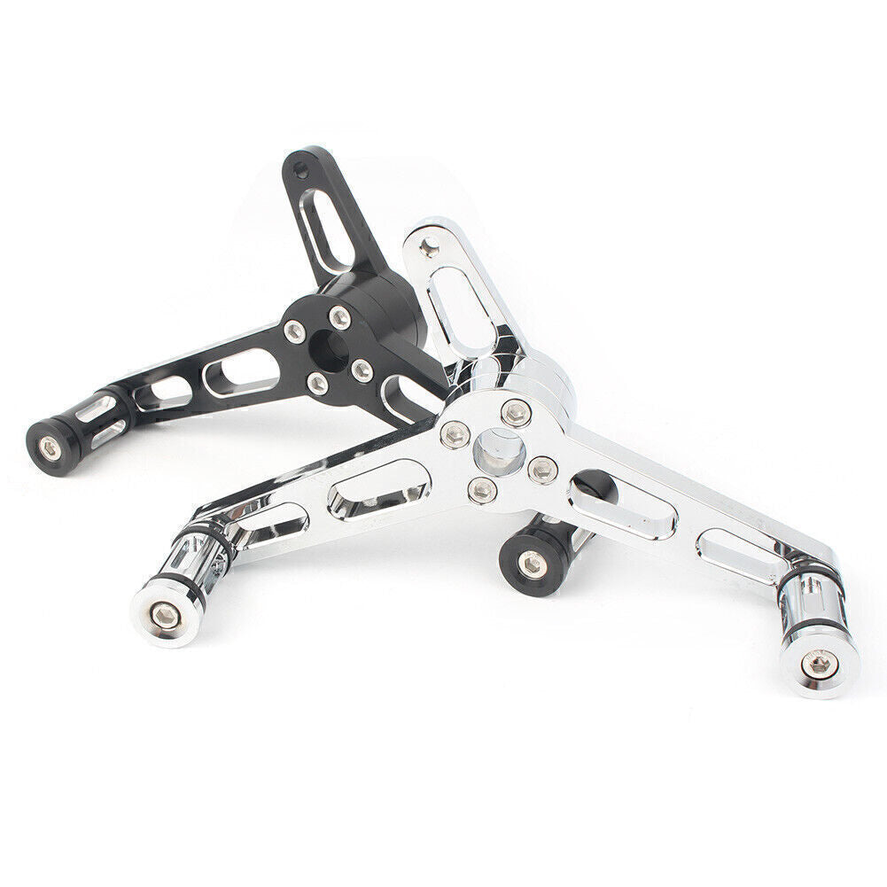 for Harley Sportster 2004-2018dels Black/Silver Motor Heel Toe Shifter Lever