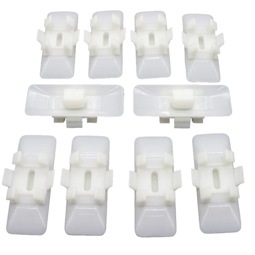 10pcs White Nylon Car Moulding Clip Retainer Fastener for Mercedes 006-988-72-78