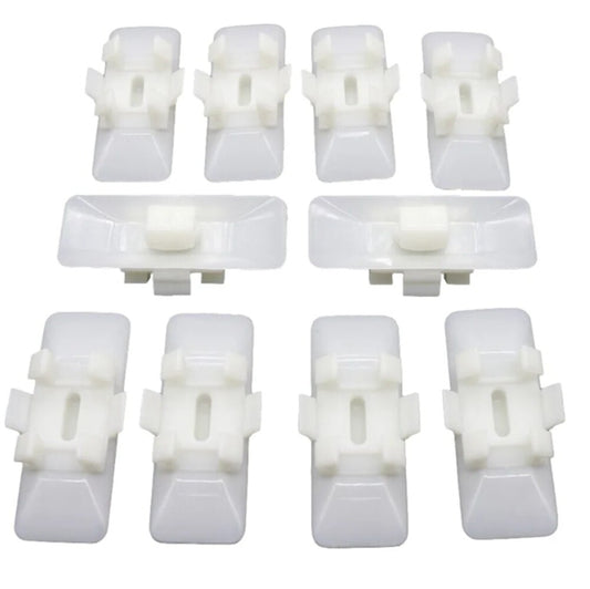 10pcs White Nylon Car Moulding Clip Retainer Fastener for Mercedes 006-988-72-78