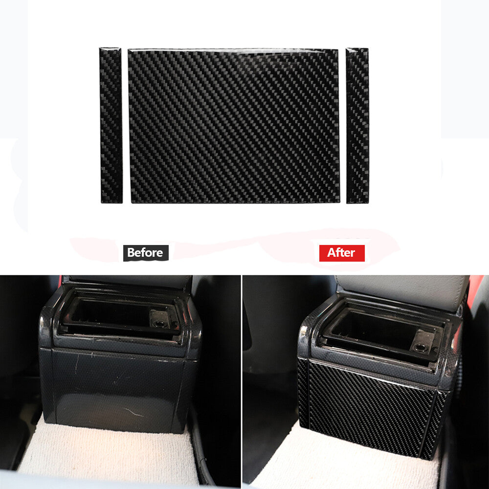 3X Piano Black Passenger Dashboard Strips Cover Trim for Infiniti G37 2010-2013 v