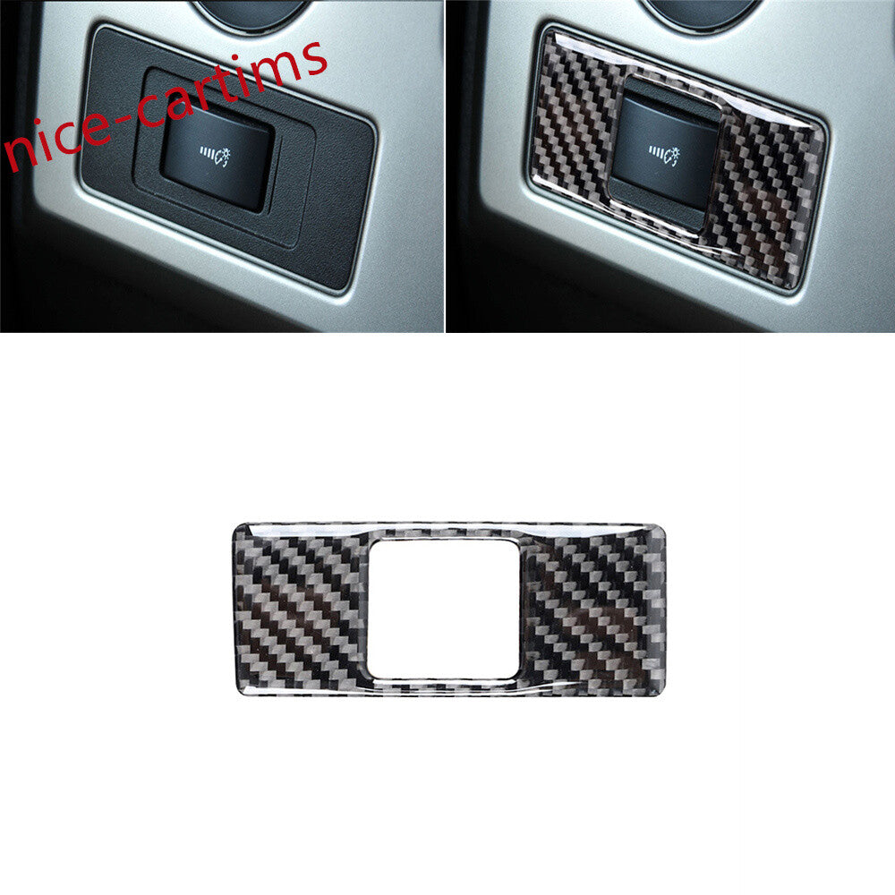 Carbon Fiber Interior Light Control Switch Panel Cover for Ford F150 2009-2014 A