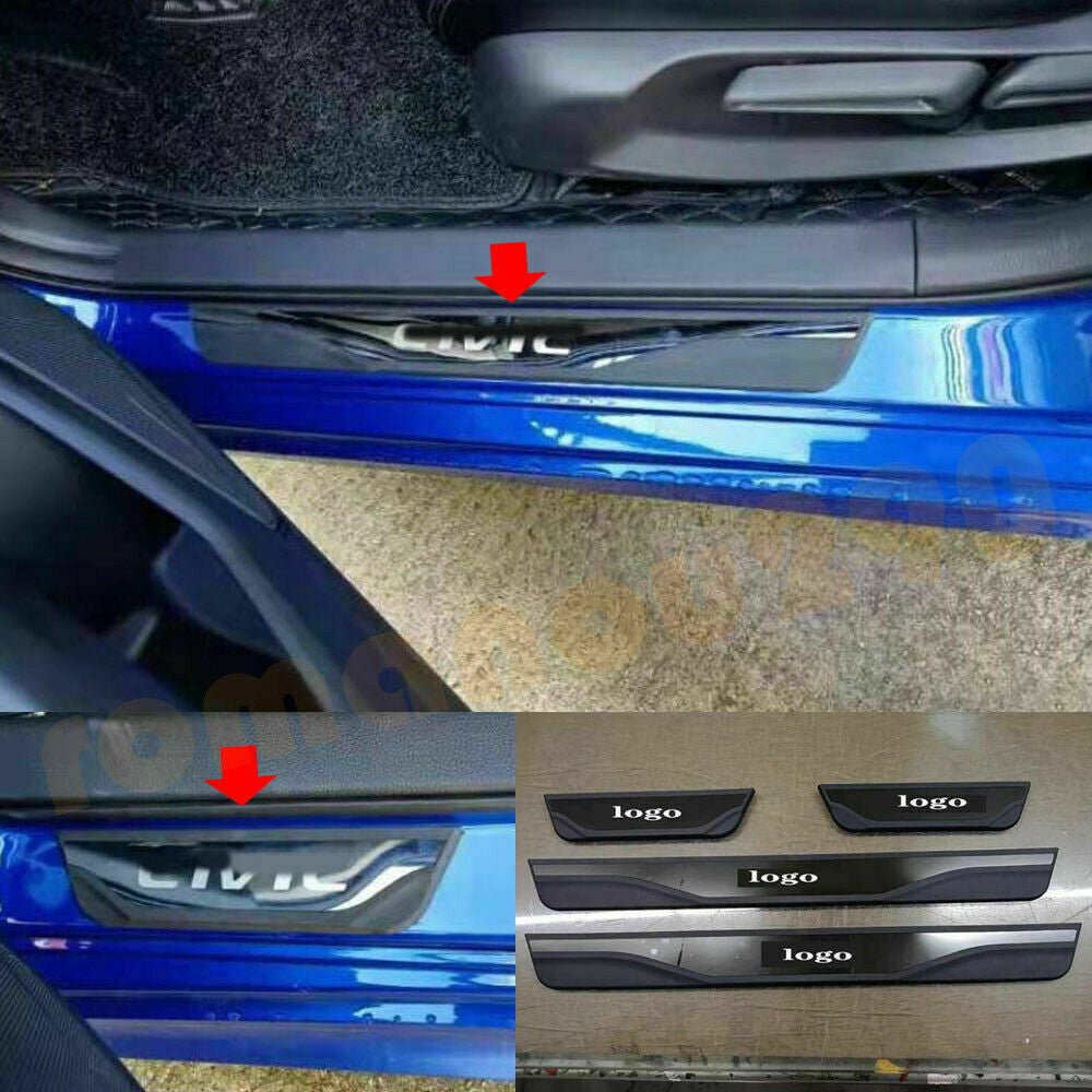 For Highlander 2020-2022 Chrome Rear Bumper Side Corner Guard Cover Trim v