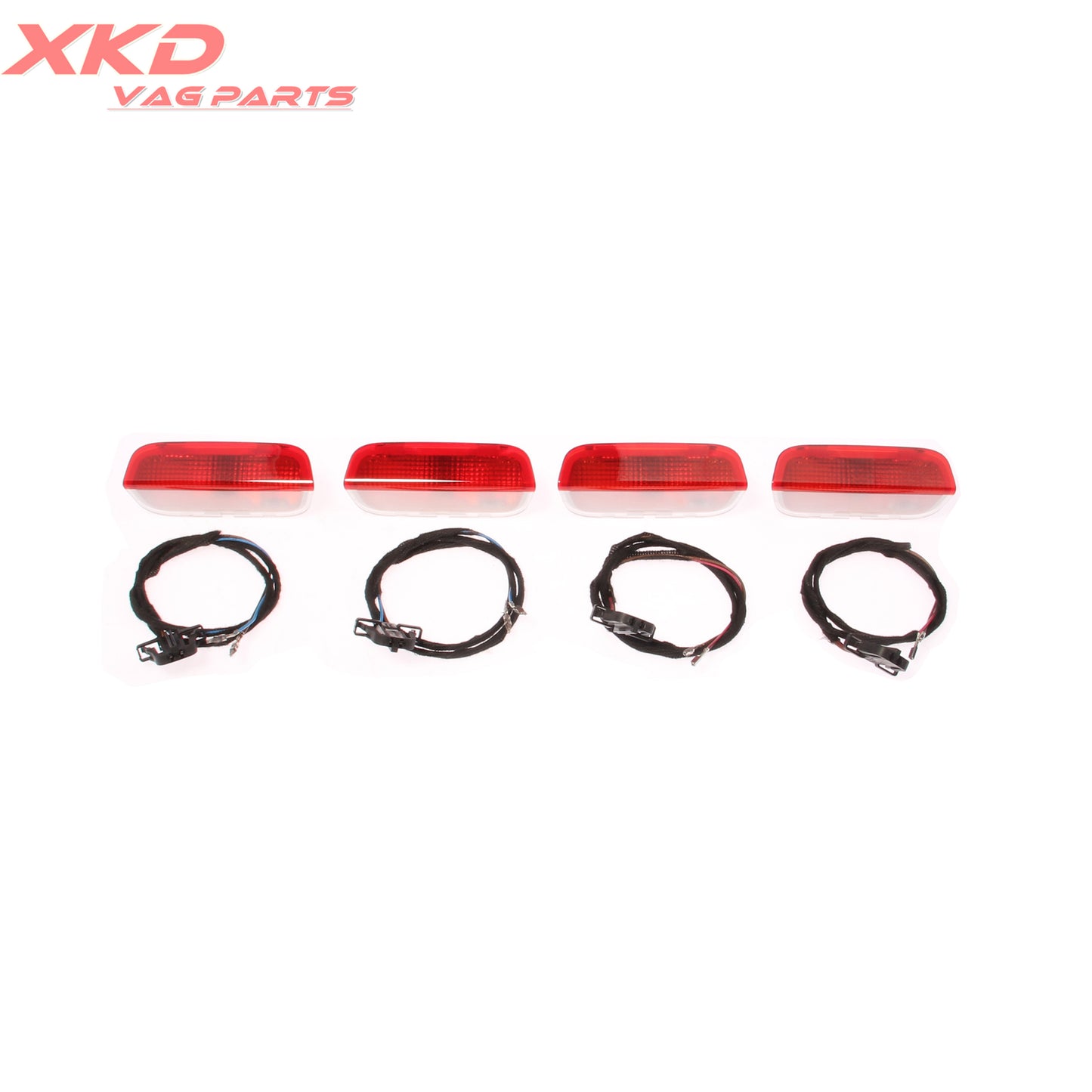 Door Warning Light w/ Cable Set for VW Rabbit for Jetta for Golf MK5 MK6 for Passat B6 Q
