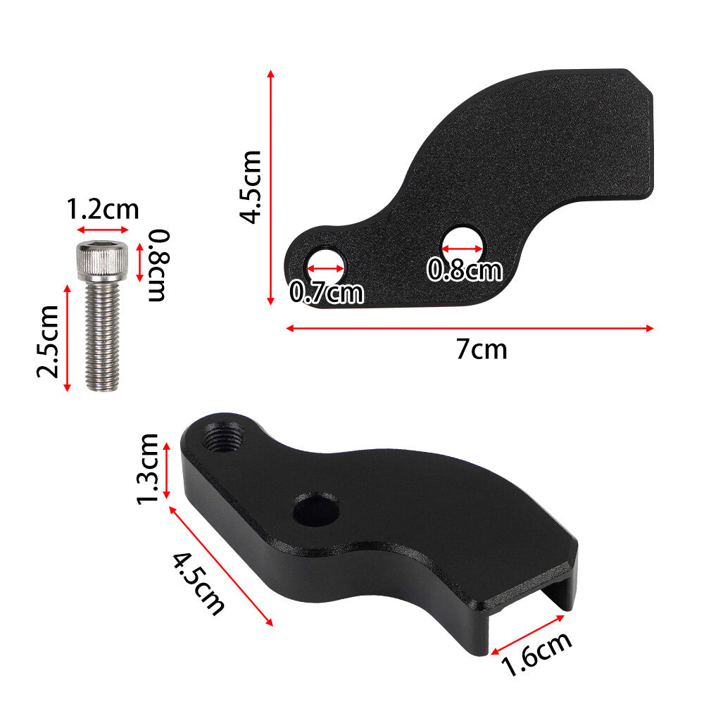 Gear Shift Neutral Support Brake Fits for Harley 2018-2025 Aluminum Black Q
