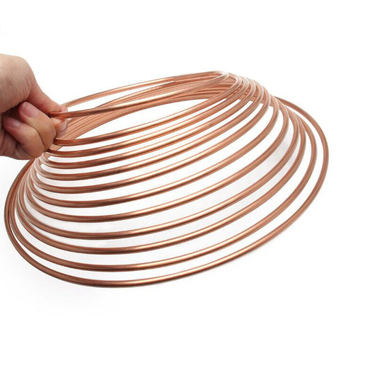 25-foot coiled 3/16-inch copper-nickel brake tube kit + 16-piece nut accessory set - n