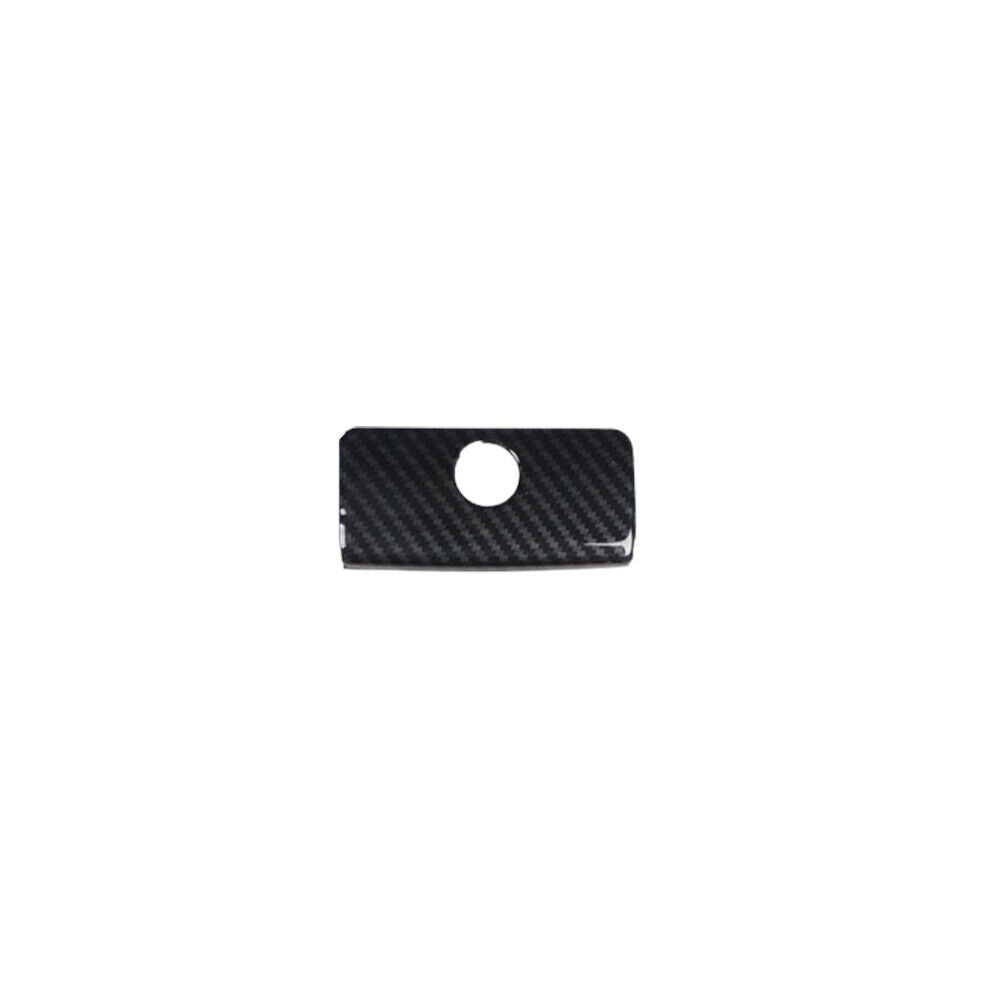 for Cadillac ATSL 2014-17 ABS Carbon Fiber Storage Box Handle Panel Switch Trim