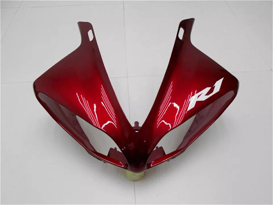 Red Front Headlight Upper Fairing Nose Cowl for YAMAHA YZF R1 2009-2011