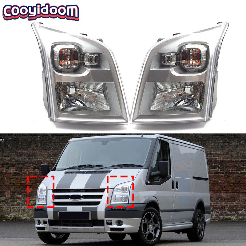 Pair for Ford Transit Van MK7 VM V348 2006-2014 Left+Right Headlight Headlamp UK