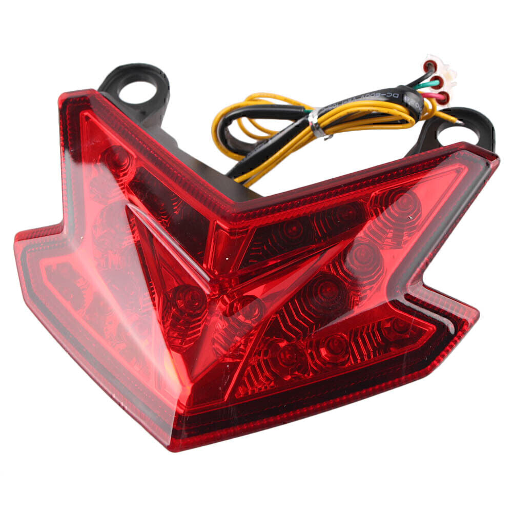 LED Rear Brake Turn Signals Stop Tail Light for Kawasaki Z800 ZX6R 2013-2014 Red
