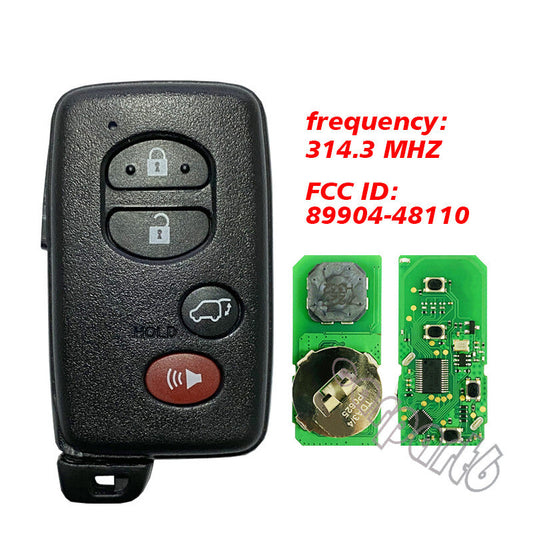 UNLOCKED MART KEY KEYLESS REMOTE HYQ14AAB-0140 FOR 2008-2013 for Toyota Highlander S Q