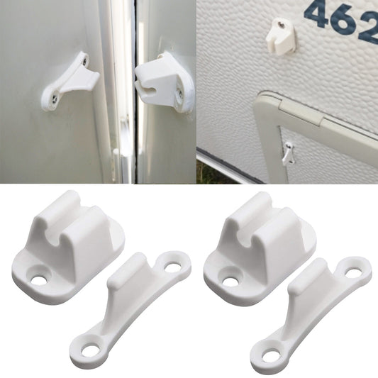 veneta style Caravan Motorhome Clip Push Catch Holder Stop Door Catch Retainers Q
