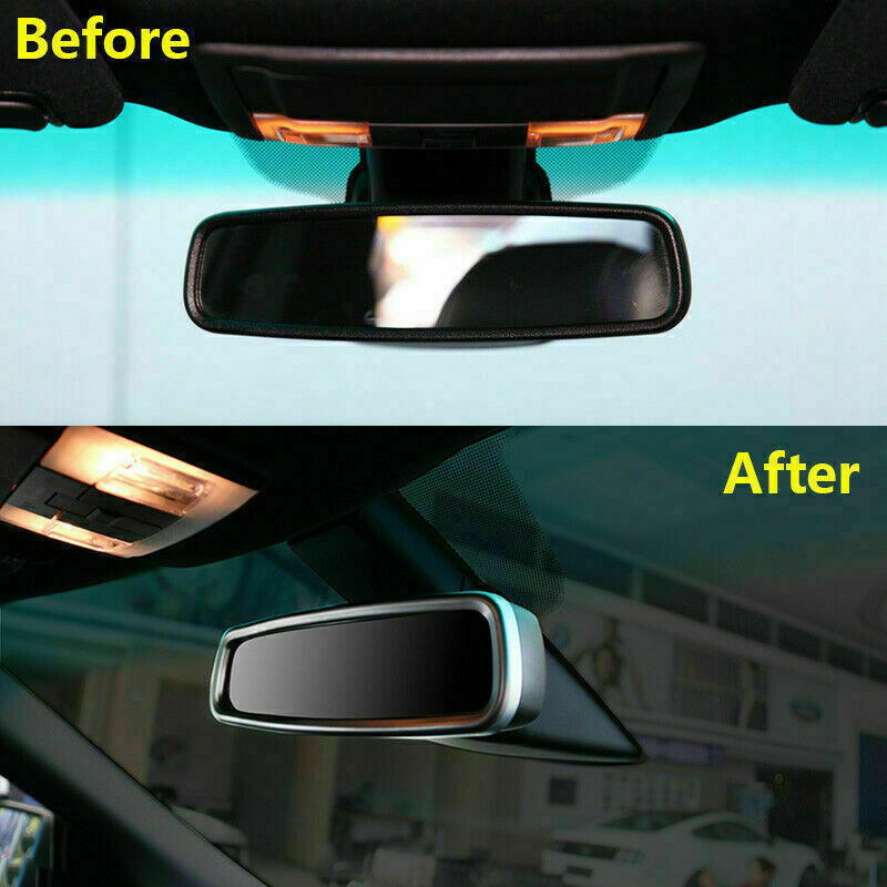 for ford  Explorer 2013-2019 Matte ABS Interior Rearview Mirror Frame Cover Trim