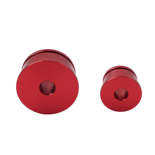 Red Aluminum Shifter Cable Bushing Kit for Honda for Civic Si 02-05 Rsx Type-S 02-06 Q