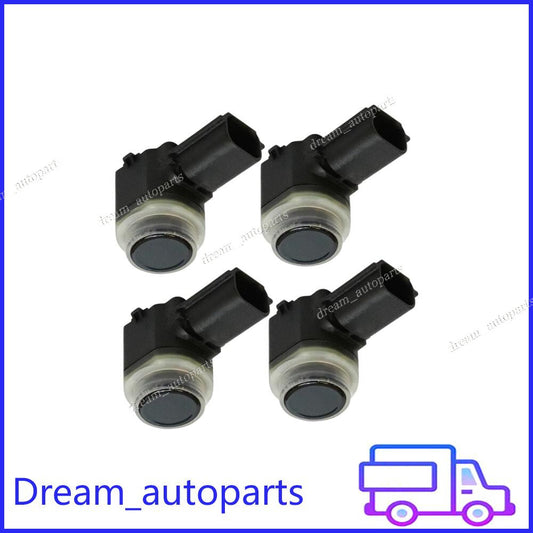 Pack of 4 PDC Parking Sensors Black Fits for Ford F1CT-15K859-AA F1CT15K859AA Q