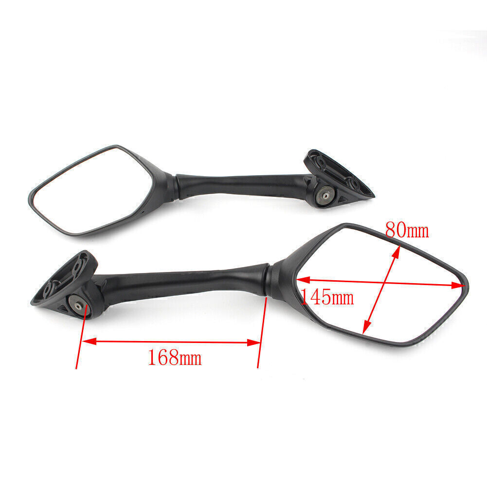 2x Motorcycle Rear View Side Mirrors Fit for YAMAHA YZF R25 YZF R3 YZFR3 2014-2018 Q