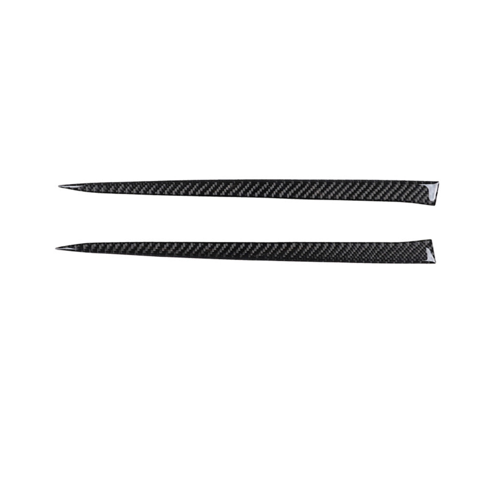 2Pcs Carbon Fiber Front Door Pilar Cover Trim for Chrysler 200 2015-2017 v