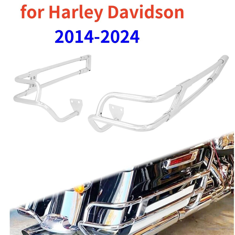 Saddlebag Double Rail Guardrail Support Kit for Harley Touring Electra Glide 2014 - 2024 n
