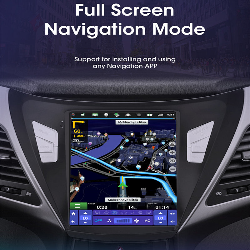 9.7 Car Android Radio Player for Hyundai for Elantra 11-13 GPS Navigation WIFI BT