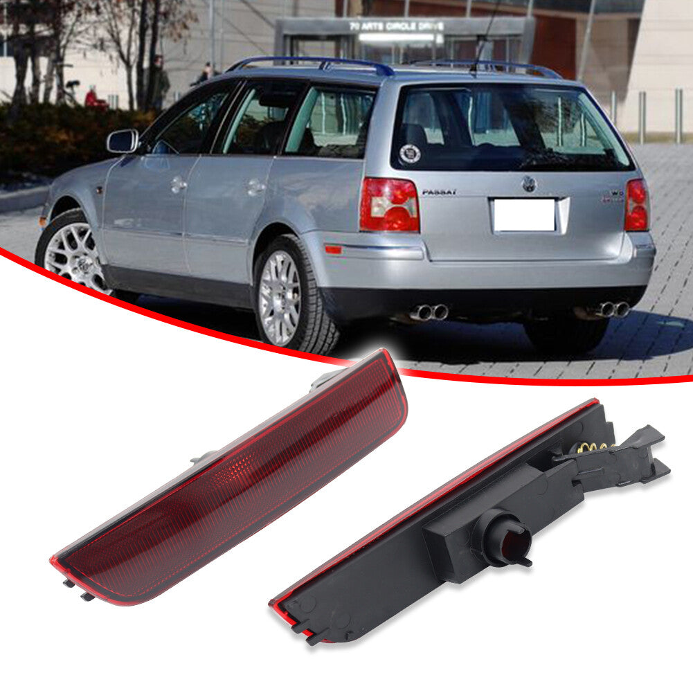 for for VW for Passat B55 2001 - 2005 Red rear bumper side marker light housing - v