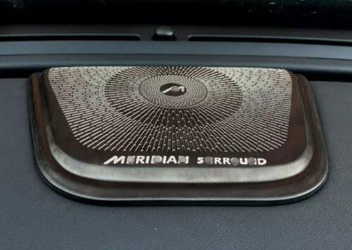 for Jaguar XF 2021-2023 Black Steel Cover Trim 1PCS Dashboard Speaker Sound