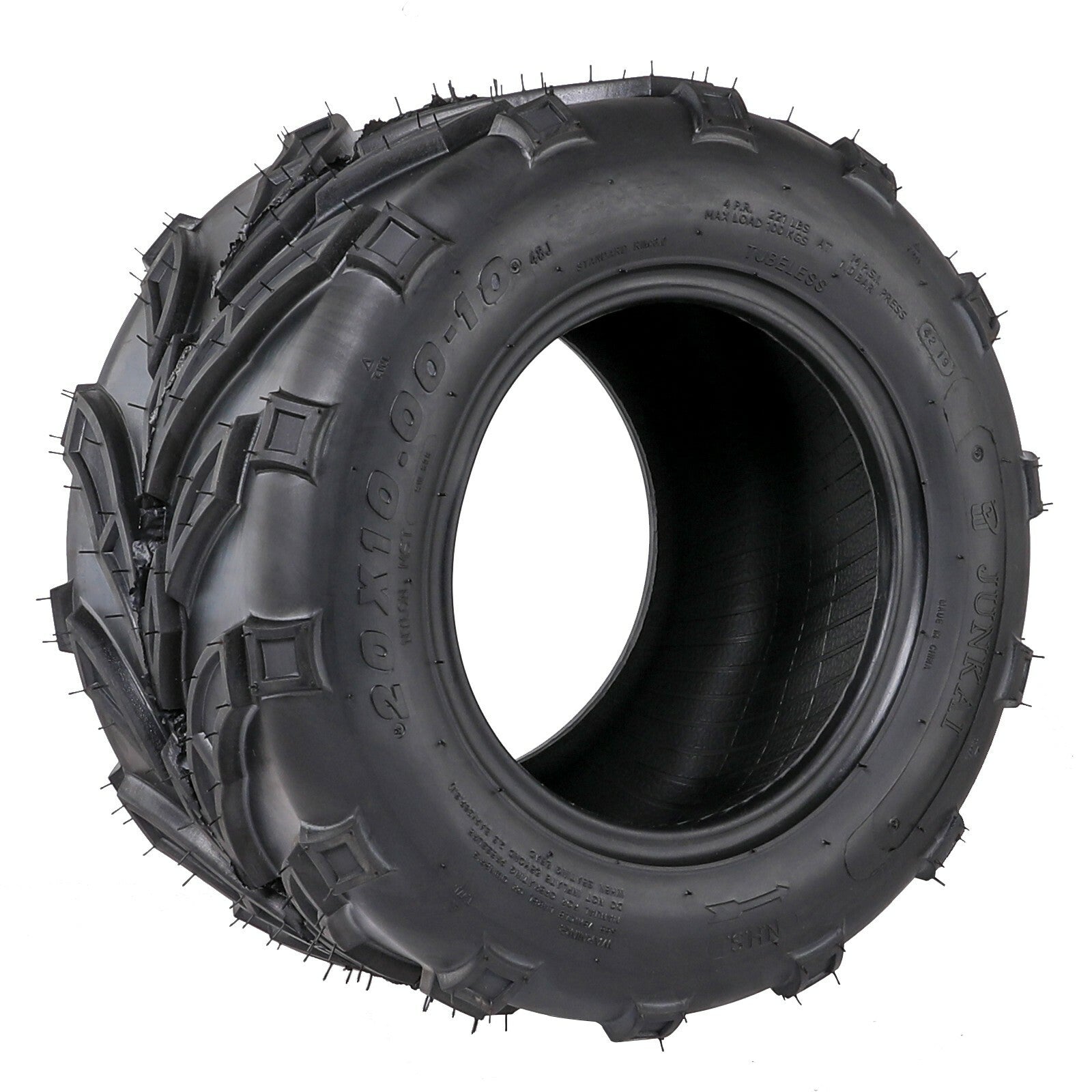 20x10.00-10 tubeless tires suitable for Yamaha Taodao all-terrain vehicles (UTVs), four-wheel go-karts, and off-road vehicles.