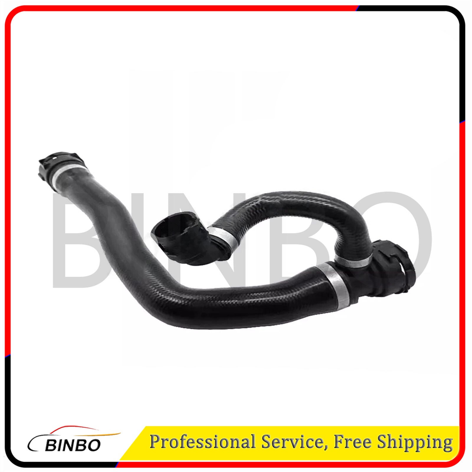 Upper Radiator Hose for BMW E60 550i E63 650i 2006-2010 V8 4.8L 17127540665 Q