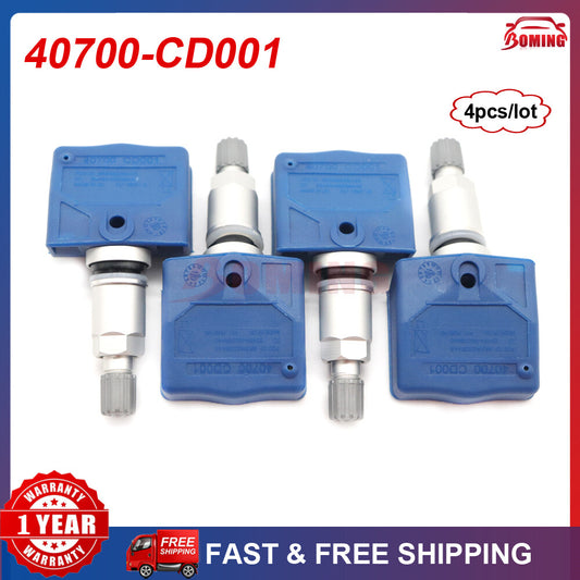 4x New TIRE PRESSURE SENSOR TPMS for Nissan 350Z for Infiniti FX45 FX35 40700-CD001