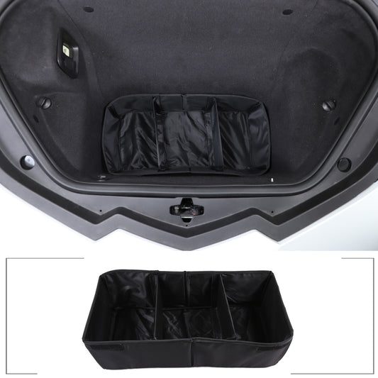 Front and rear trunk luggage storage bags and Frunk storage boxes are suitable for Corvette C8 2020-2023.