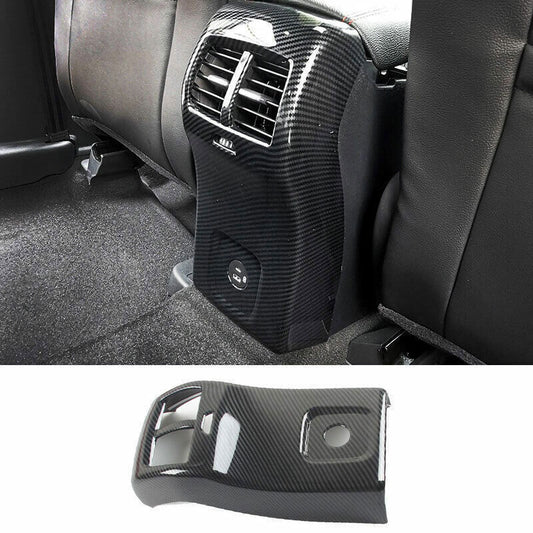 1PCS Carbon Fiber Rear Air Outlet Vent Panel Cover Trim for Ford Escape 2020-22