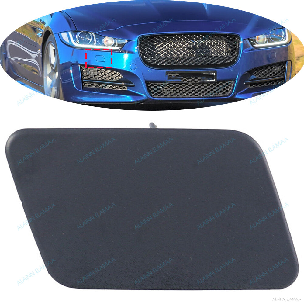 Front Bumper Headlight Washer Nozzle Eye Cover Cap r for Jaguar XE 2016-2019,RH Q